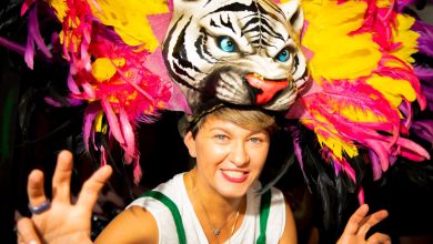 ver&oacute;nica alcocer en el carnaval de barranquilla