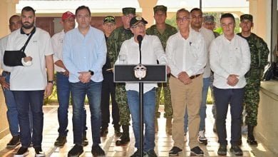 Presidente Gustavo Petro al t&eacute;rmino del Consejo de Seguridad en Caucasia, Antioquia / Clan&nbsp;del&nbsp;Golfo