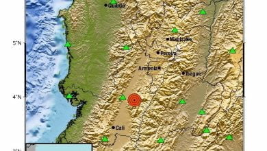 Fuerte temblor se sinti&oacute; hace pocos minutos en gran parte de Colombia