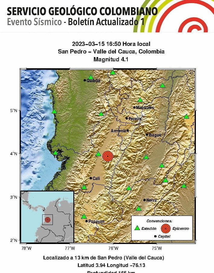 Fuerte temblor se sinti&oacute; hace pocos minutos en gran parte de Colombia