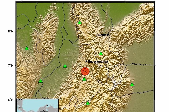 Reportan temblor en Colombia en la noche de este miércoles