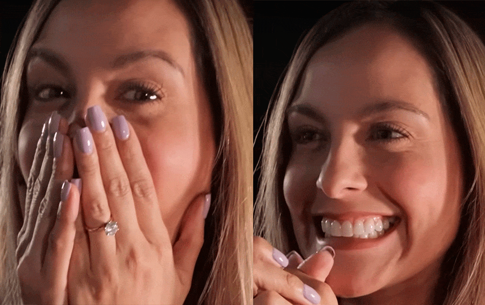 Video: A Laura Acu&ntilde;a le ponen el anillo de compromiso en pleno programa