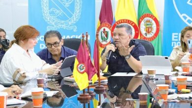 Gobernador del Tolima, Ricardo Orozco en rueda de prensa / nevado del ruiz