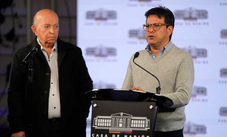 Declaraci&oacute;n del Alto Comisionado para la Paz, Danilo Rueda, y del Jefe del Equipo Negociador del Gobierno con el Eln, Otty Pati&ntilde;o, tras la reuni&oacute;n de trabajo con el Presidente Gustavo Petro / ELN