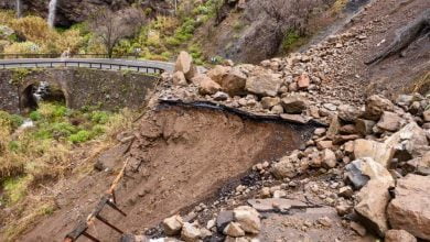 deslizamiento de tierra después de fuertes lluvias en la isla de Gran Canaria, España / Risaralda / deslizamientos de tierra