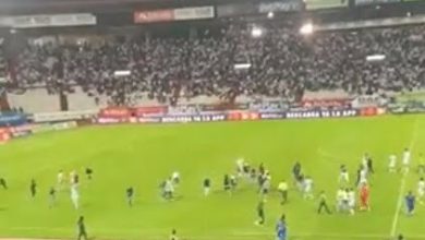 Agresi&oacute;n tras el partido de Once Caldas y Alianza Petrolera