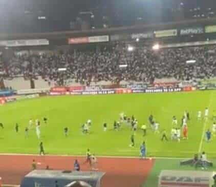 Agresi&oacute;n tras el partido de Once Caldas y Alianza Petrolera