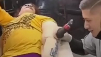 Esposa de Cristian Montenegro se tat&uacute;a