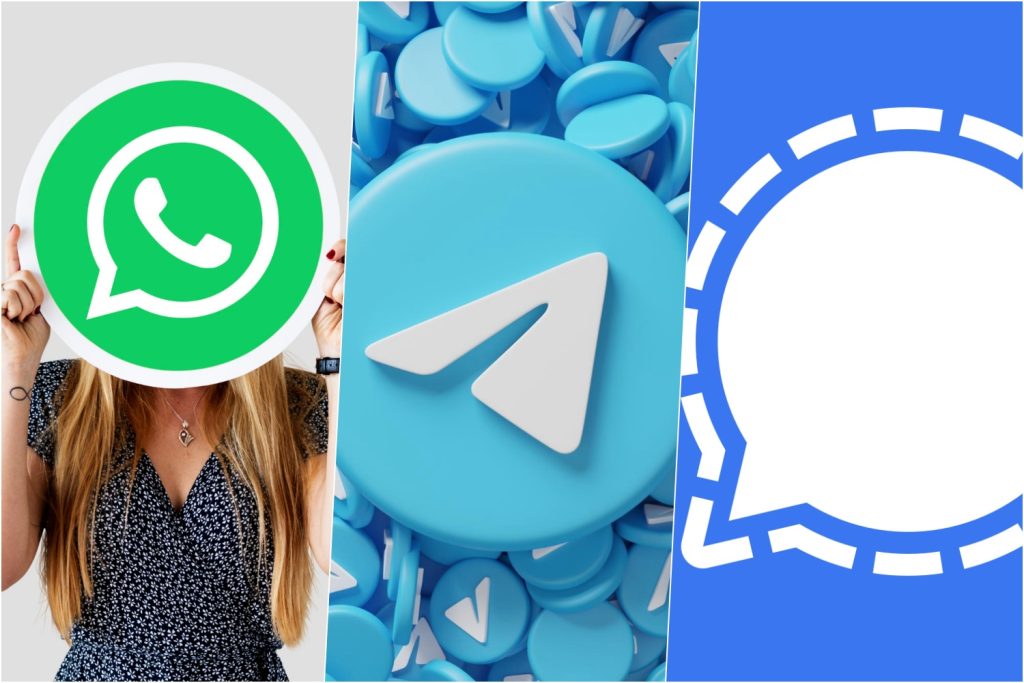 WhatsApp Telegram Signal / WhatsApp Web