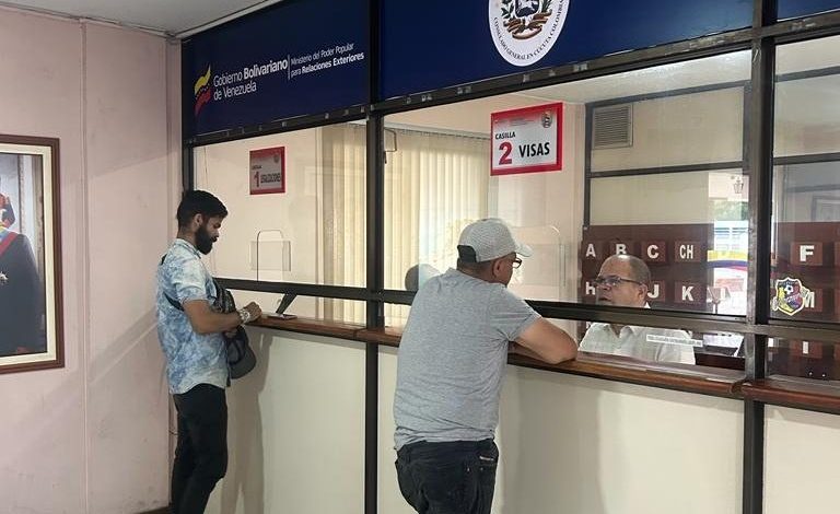 venezuela cancillería consulado