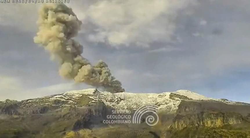 volc&aacute;n nevado del ruiz