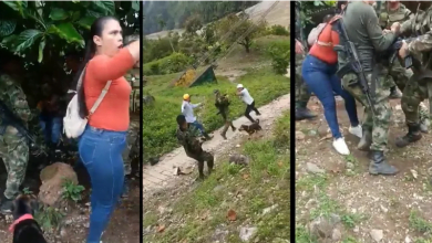 asonada en Antioquia por defensa del ELN