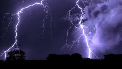 Tormenta el&eacute;ctrica / falleci&oacute; por un rayo