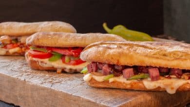 Tres tipos de s&aacute;ndwiches diferentes