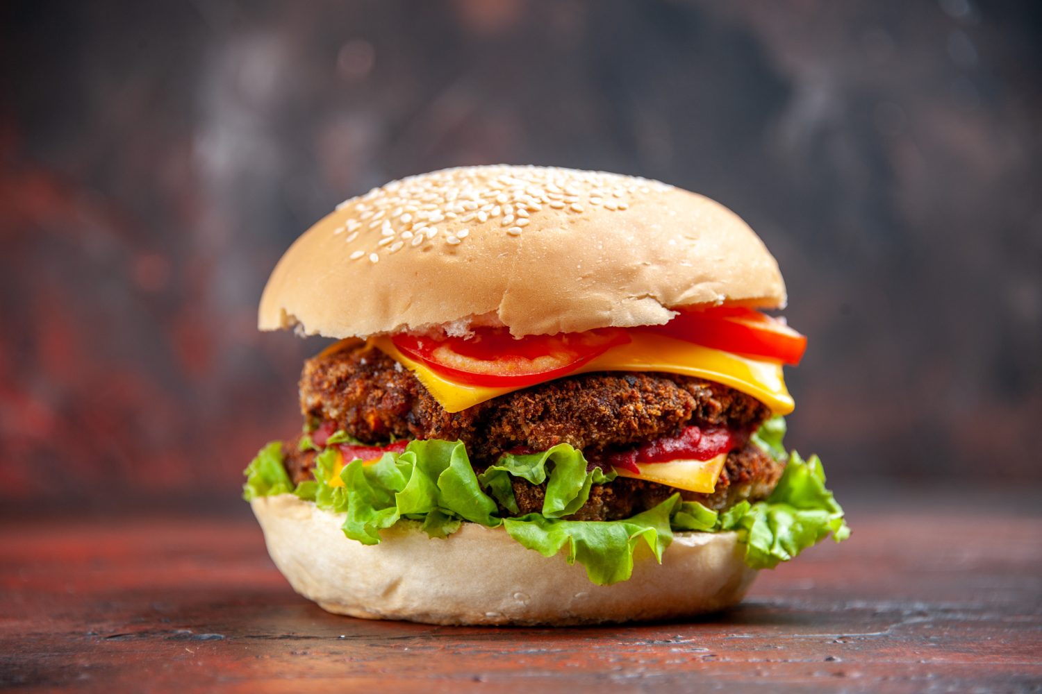 hamburguesa casera / comida rápida contra la hipertensión