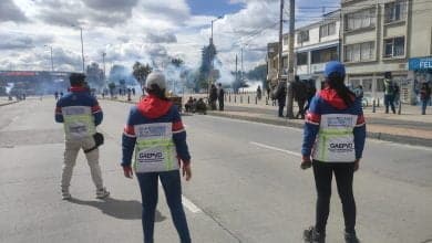 disturbios en Universidad Nacional