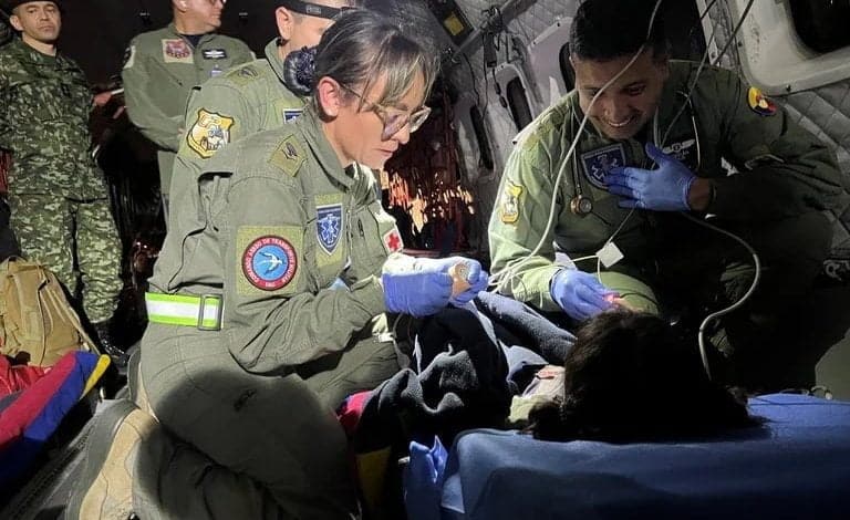 Rescate de los ni&ntilde;os de Guaviare / ni&ntilde;os rescatados