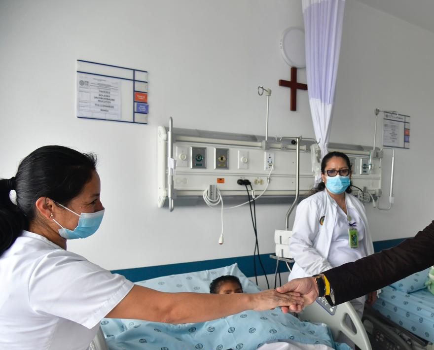 ni&ntilde;os rescatados