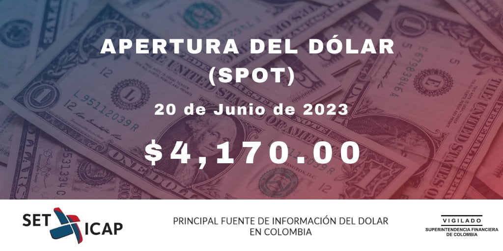 Precio del d&oacute;lar en Colombia este martes 20 de junio