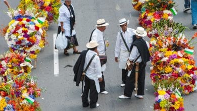 Antioquia, Colombia. October 11, 2016: Silleteros / Feria de las Flores