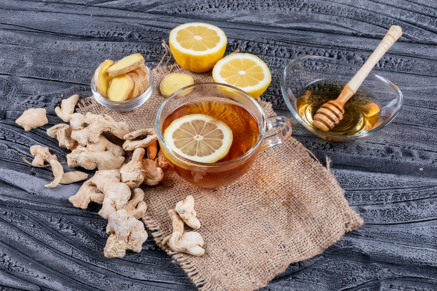 aplanar el abdomen / diabetes / infusi&oacute;n / agua de jengibre / t&eacute; / hinchazon abdominal
