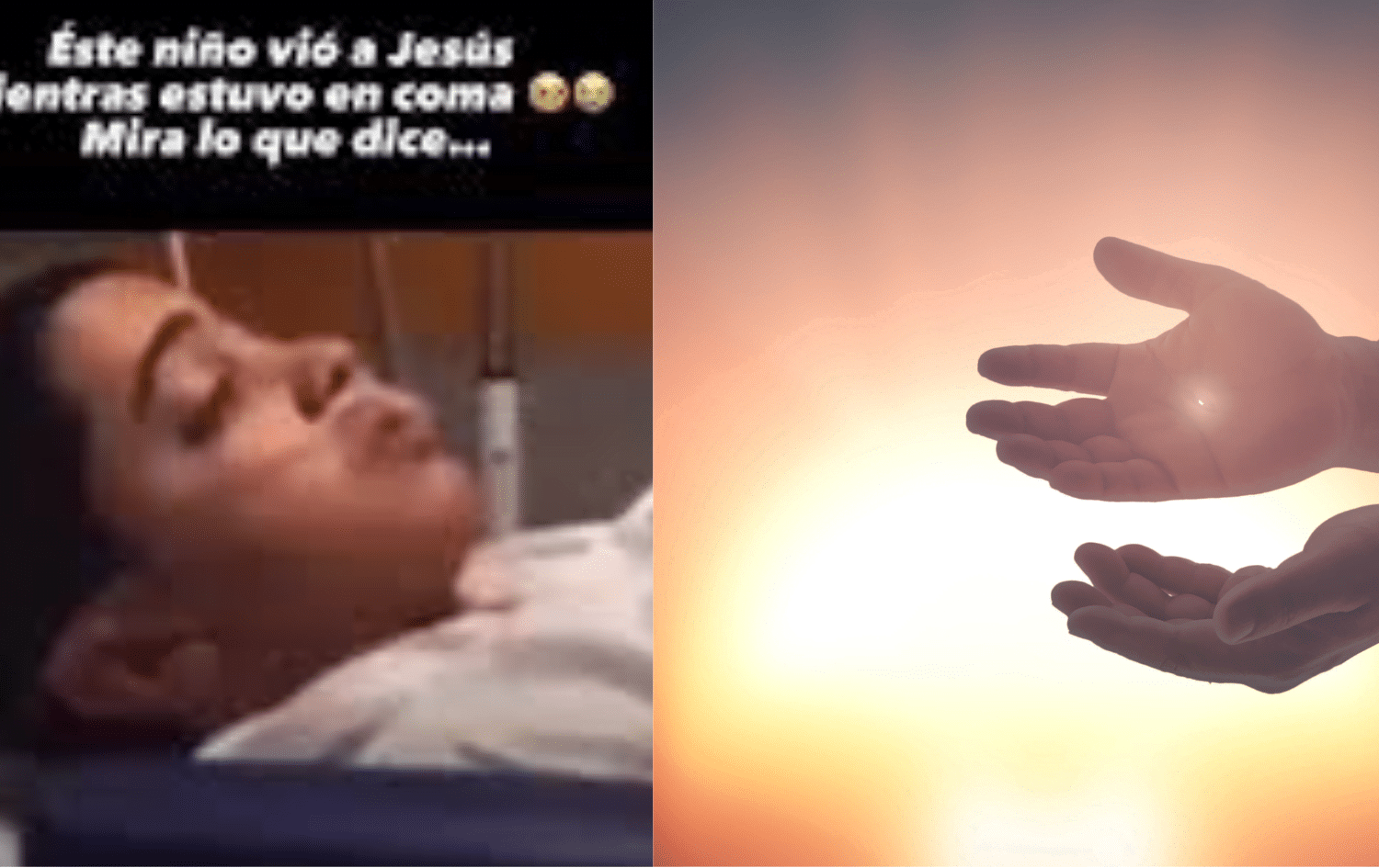 ni&ntilde;o sale del coma y que vio a Jesucristo