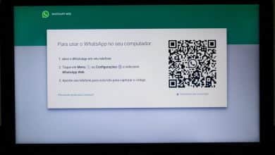 P&aacute;gina de inicio del sitio web WhatsApp Web visto por una computadora port&aacute;til