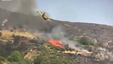 Grave accidente de un avi&oacute;n mientras trataba de controlar los incendios en Grecia