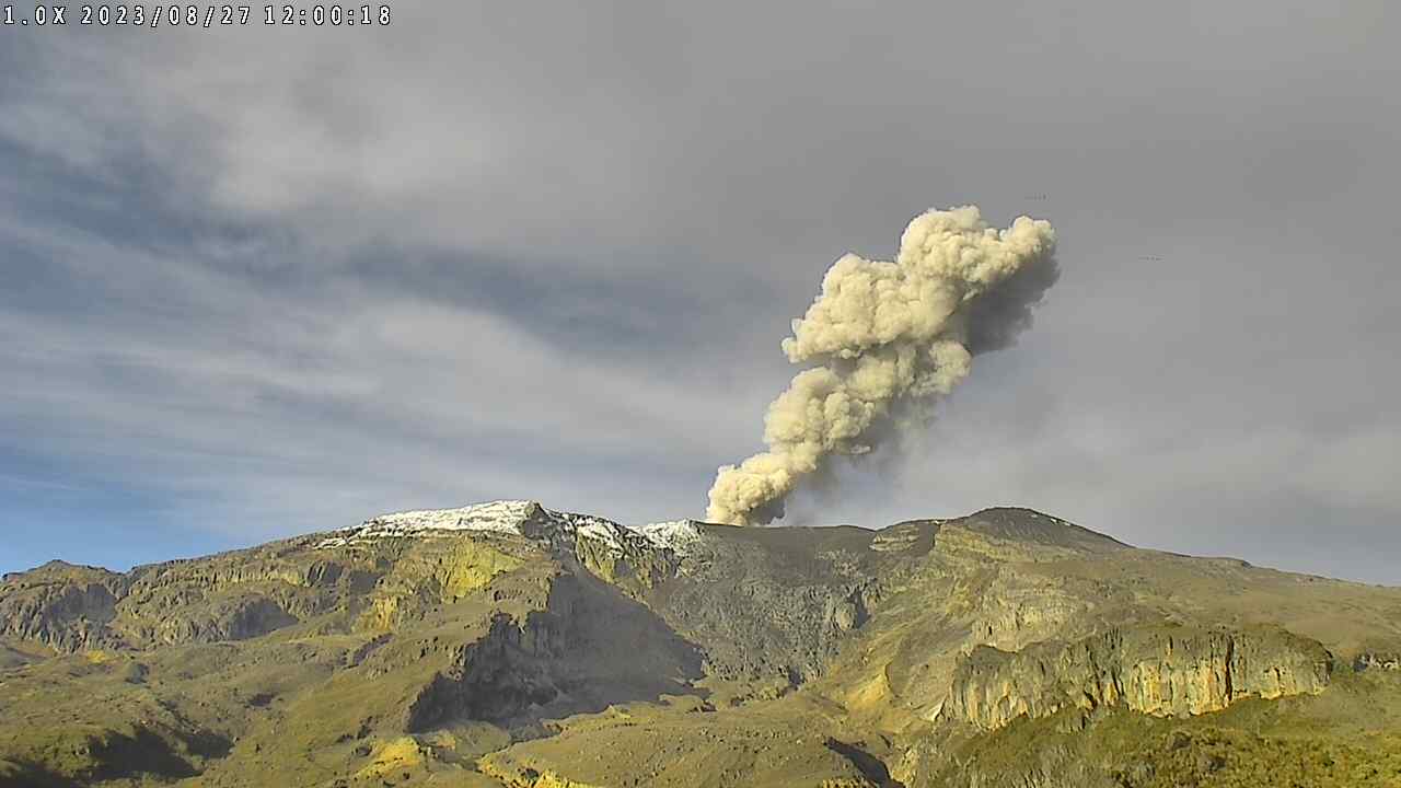 Video: reportan aumento en la actividad del volcán Nevado del Ruiz, ¿hay peligro?