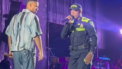 un polic&iacute;a se rob&oacute; el show en concierto de Romeo Santos en Medell&iacute;n