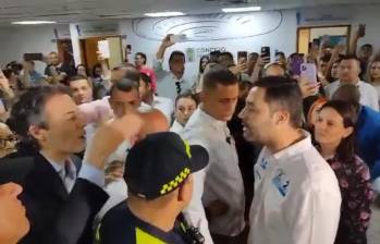 Video: Daniel Quintero tuvo fuerte agarr&oacute;n con concejal de oposici&oacute;n