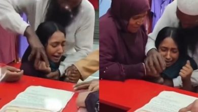 Video viral: Ni&ntilde;a llora desconsoladamente mientras la obligan a casarse con hombre mayor