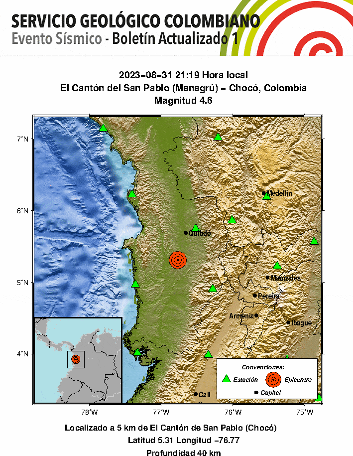 Volvi&oacute; a temblar fuerte en Colombia, &iquest;lo sinti&oacute;?