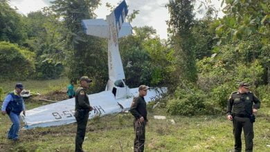 accidente a&eacute;reo en Barrancabermeja