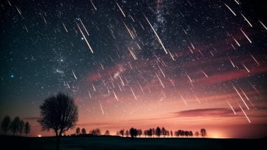 lluvia de estrellas / lluvia de meteoros