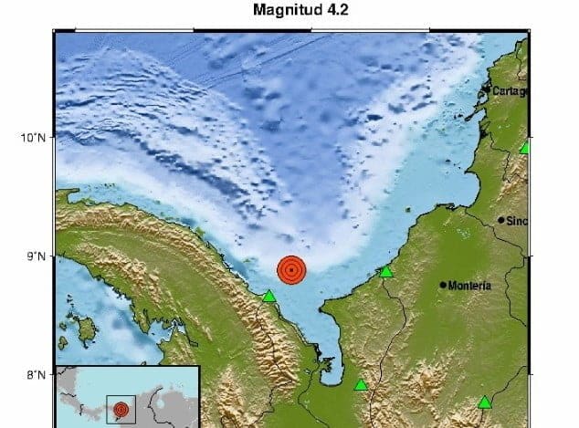 Sismo sacudi&oacute; a una parte del pa&iacute;s en la noche de este domingo