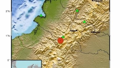 Fuerte temblor en Colombia se registr&oacute; en la tarde de este jueves