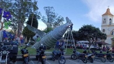 Pol&eacute;mica en Antioquia por alumbrado alusivo a la tragedia del chapecoense