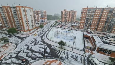 Video: fuerte granizada en Bogot&aacute; causa emergencia en toda la ciudad