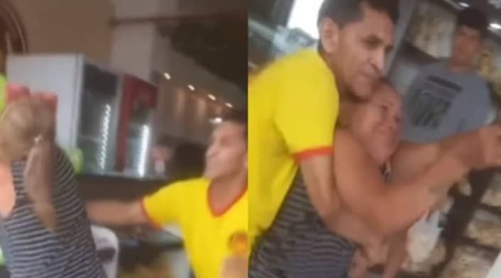 mujer destrozó local porque la vendedora llamó "mi amor" a su esposo