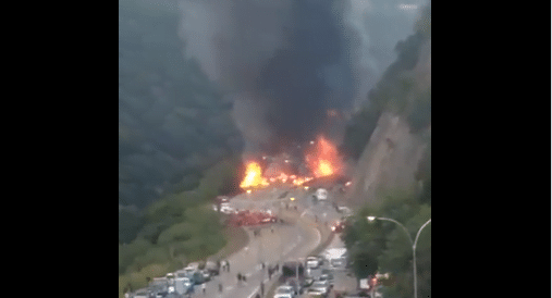 accidente en guarenas