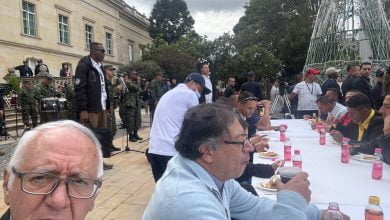 Presidente Petro celebr&oacute; la Navidad con habitantes de calle en la Casa de Nari&ntilde;o