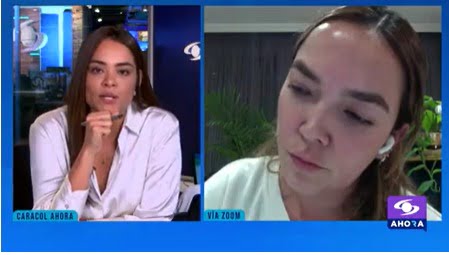 Presentadora de Noticias Caracol encar&oacute; a due&ntilde;a de la feria Bur&oacute;