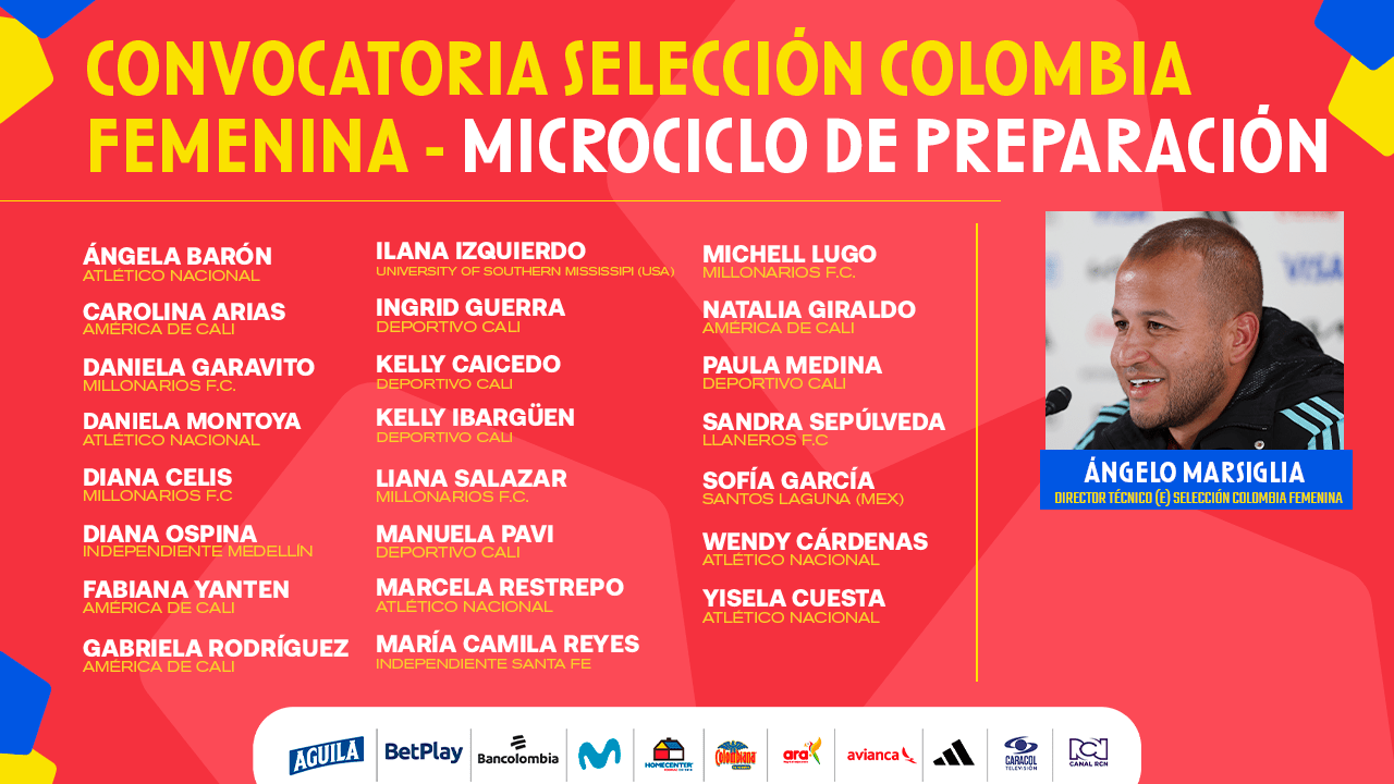 Convocatoria de la Selecci&oacute;n Colombia para microciclo de trabajo