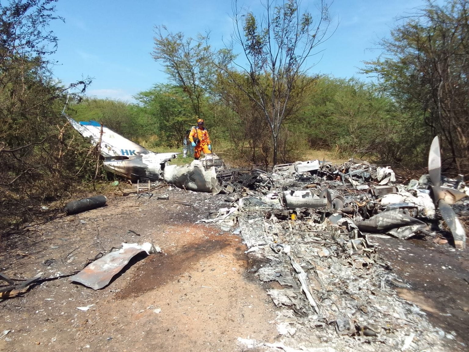 Tragedia en Valledupar: avioneta con seis tripulantes sufrió grave accidente
