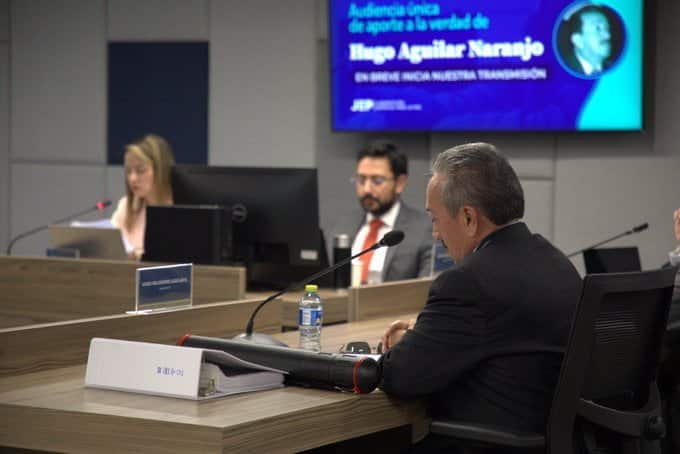 hugo aguilar en la JEP