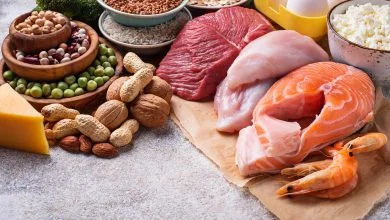 Alimentos ricos en proteínas para incluir en tus comidas / masa muscular / ganar peso mientras duermes / vientre plano carne