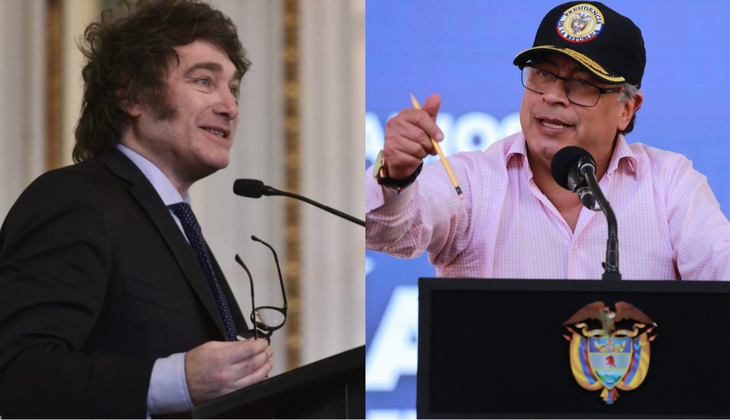 "Comunista asesino": las fuertes declaraciones de Milei contra Petro