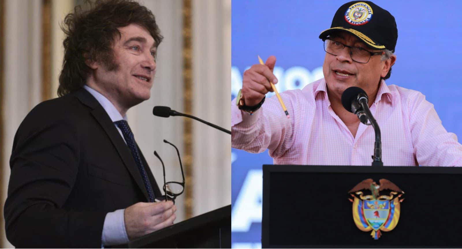 "Comunista asesino": las fuertes declaraciones de Milei contra Petro