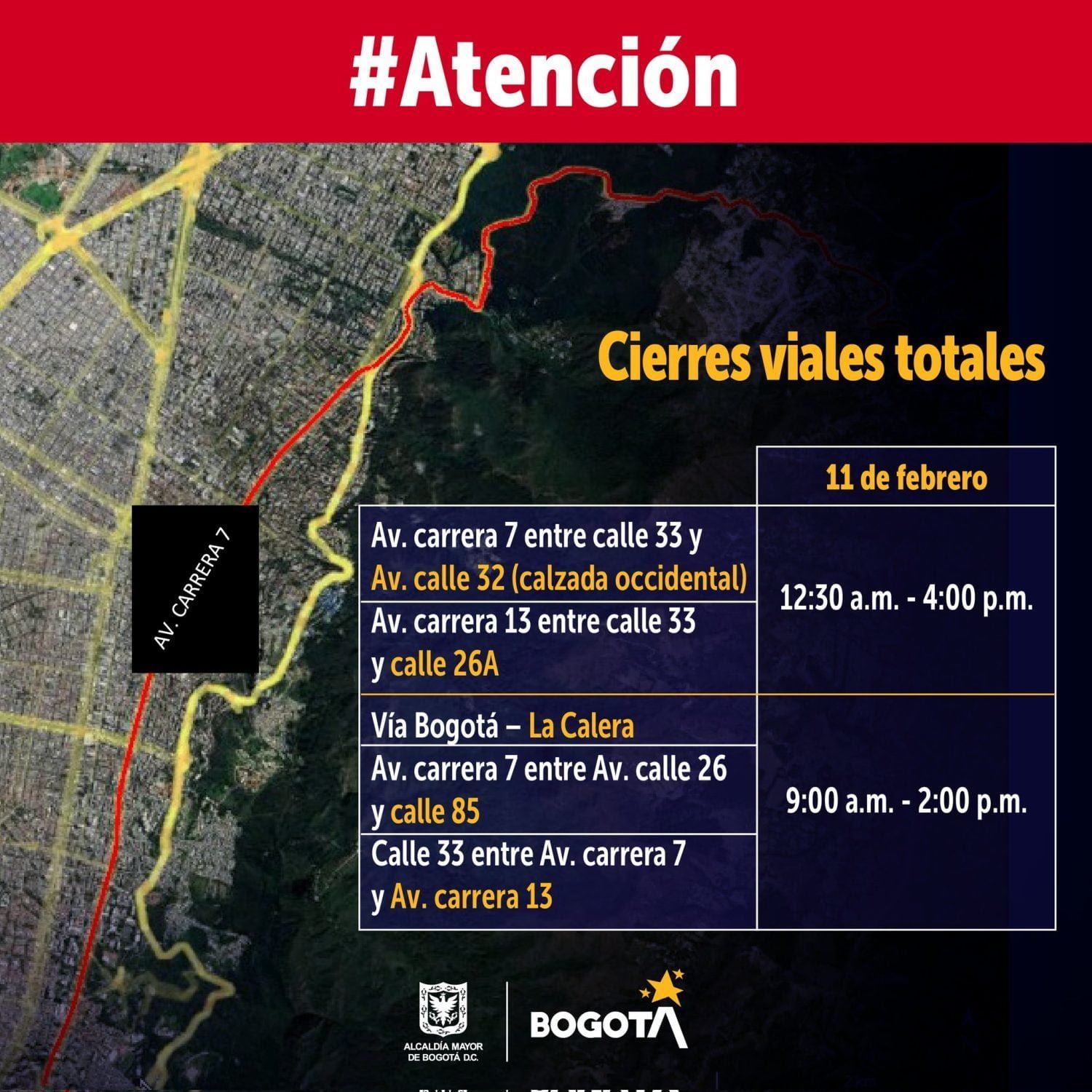 Tour colombia, cambios en la ciclov&iacute;a.